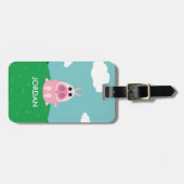 Étiquette À Bagage Circonspect le porc (Devant horizontal)