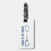 Étiquette À Bagage Cirque De L'Escalade Tours Rapide (Dos Vertical)