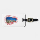 Étiquette À Bagage Cirque Des Tours Escalade Carabiner (Devant horizontal)