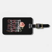 Étiquette À Bagage Citation d'amitié Cool Crazy Meilleurs amis (Devant horizontal)