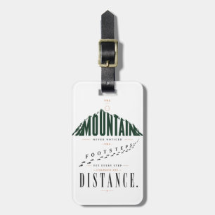Étiquette À Bagage Citation de distance de pas de montagne