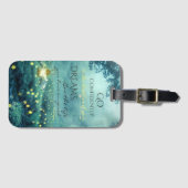 Étiquette À Bagage Citation de inspiration lunatique de rêves (Devant Horizontal)