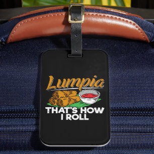 Étiquette À Bagage Citation de nourriture philippine Lumpia