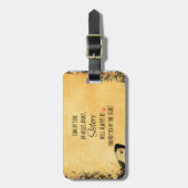 Étiquette À Bagage Citation de soeur inspirante (Devant Vertical)