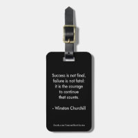 Citation de Winston Churchill ; Succès