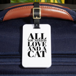 Étiquette À Bagage Citation mignonne Tout ce dont vous avez besoin es