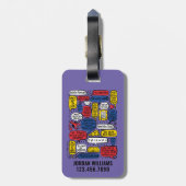 Étiquette À Bagage Citations AMIENDS™ (Dos Vertical)