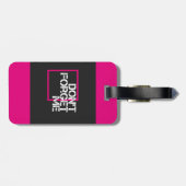 Étiquette À Bagage Citer Ne m'oubliez pas de me décrire la conception (Dos horizontal)