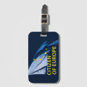 Étiquette À Bagage Citoyen d'Europe (Devant Vertical)
