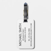 Étiquette À Bagage Citoyens de New York (Dos Vertical)