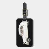 Étiquette À Bagage Citroen blanc 2CV (Devant Vertical)