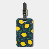 Étiquette À Bagage Citron (Devant Vertical)