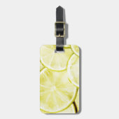 Étiquette À Bagage Citron 2 (Devant Vertical)