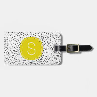 Citron Monogramme Noir et Blanc Zones Dalmatiennes