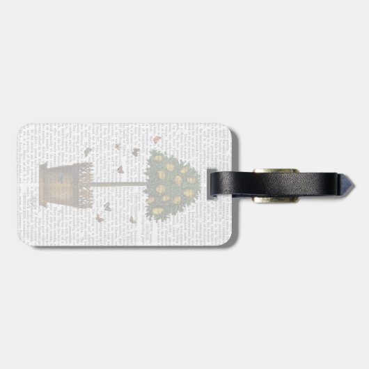 Étiquette À Bagage Citronnier (Dos horizontal)