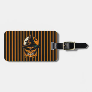 Étiquette À Bagage citrouille/Halloween/crâne/éffrayant