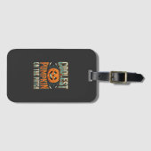 Étiquette À Bagage Citrouille la plus cool du patch Design Halloween_ (Devant Horizontal)