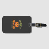 Étiquette À Bagage Citrouille la plus cool du patch Design Halloween (Devant Horizontal)