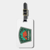 Étiquette À Bagage Clackamas Wilderness Camping Oregon (Devant Vertical)