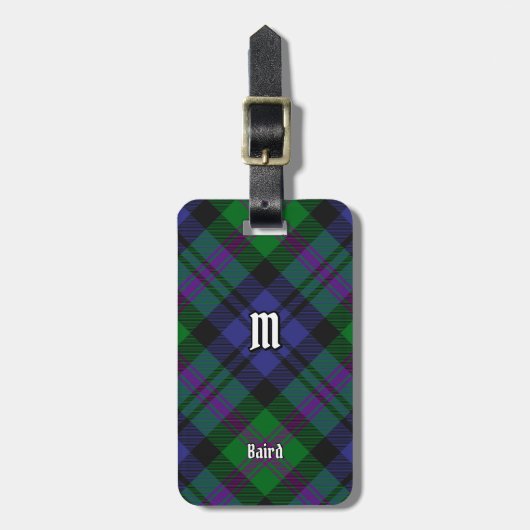 Étiquette À Bagage Clan Baird Tartan (Devant Vertical)