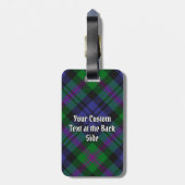 Étiquette À Bagage Clan Baird Tartan (Dos Vertical)