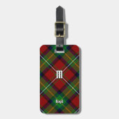 Étiquette À Bagage Clan Boyd Tartan (Devant Vertical)