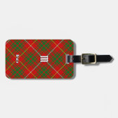Étiquette À Bagage Clan Bruce Tartan (Devant horizontal)