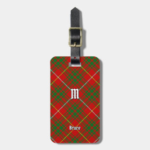 Étiquette À Bagage Clan Bruce Tartan