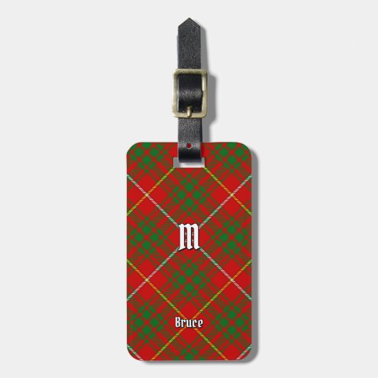 Étiquette À Bagage Clan Bruce Tartan (Devant Vertical)