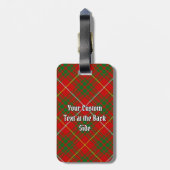 Étiquette À Bagage Clan Bruce Tartan (Dos Vertical)