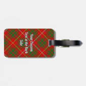 Étiquette À Bagage Clan Bruce Tartan (Dos horizontal)
