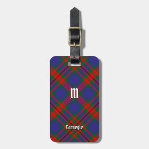 Étiquette À Bagage Clan Carnegie Tartan