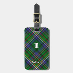Étiquette À Bagage Clan Cockburn Tartan