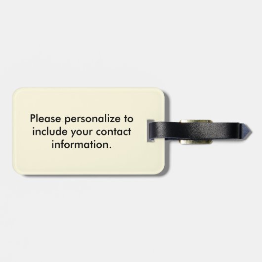 Étiquette À Bagage Clan Davidson (Dos horizontal)