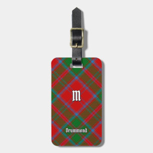 Étiquette À Bagage Clan Drummond Tartan