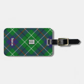 Étiquette À Bagage Clan Duncan Tartan (Devant horizontal)
