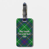 Étiquette À Bagage Clan Duncan Tartan (Dos Vertical)