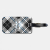 Étiquette À Bagage Clan Forbes Crest sur la robe Tartan (Dos horizontal)