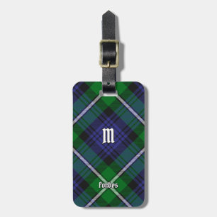 Étiquette À Bagage Clan Forbes Tartan