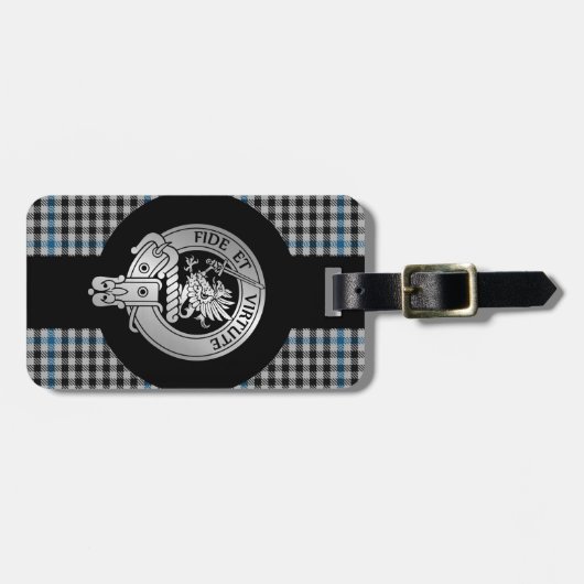 Étiquette À Bagage Clan Gladstone Crest (Devant horizontal)