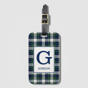 Étiquette À Bagage Clan Gordon habit Tartan Monogrammé