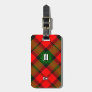 Étiquette À Bagage Clan Kerr Tartan