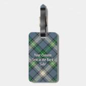 Étiquette À Bagage Clan MacDowall Tartan (Dos Vertical)