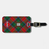 Étiquette À Bagage Clan MacDuff Tartan (Devant horizontal)