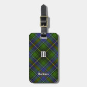 Étiquette À Bagage Clan MacInnes Tartan (Devant Vertical)