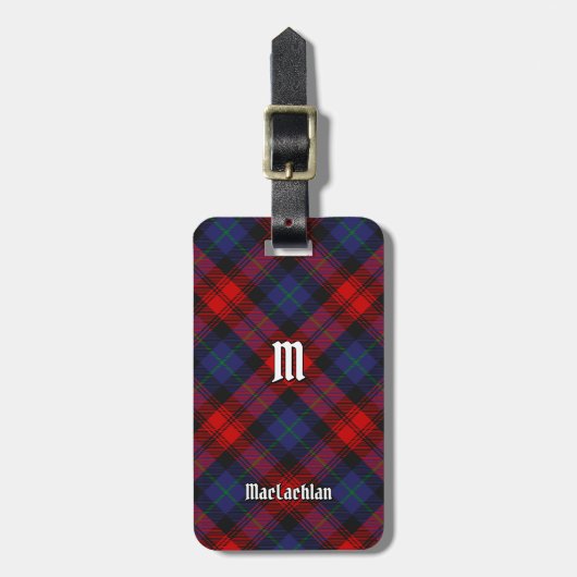 Étiquette À Bagage Clan MacLachlan Tartan (Devant Vertical)