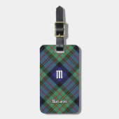Étiquette À Bagage Clan MacLaren Tartan (Devant Vertical)