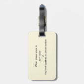 Étiquette À Bagage Clan MacLean (Dos Vertical)