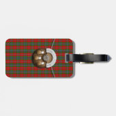 Étiquette À Bagage Clan MacLean de tartan et d'escarcelle de Duart (Dos horizontal)