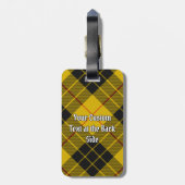 Étiquette À Bagage Clan Macleod de Lewis Tartan (Dos Vertical)